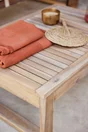 Table basse en acacia, NATERIAL Solaris, 55 x 80 x 28 cm