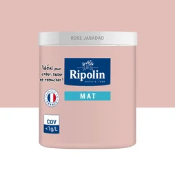Testeur peinture rose jabado mat Interieur RIPOLIN 75 ml