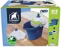 Balai à franges microfibres rotatif + seau + essoreur, ELEPHANT Neo Power