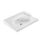 Plan simple vasque céramique Charm l.61.8 x P.49.7 x h.19.8 cm/vidage inclus