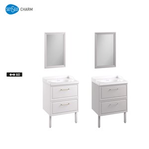 Plan simple vasque céramique Charm l.61.8 x P.49.7 x h.19.8 cm/vidage inclus