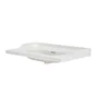 Plan simple vasque céramique Charm l.91.8 x P.49.7 x h.19.8 cm/vidage inclus