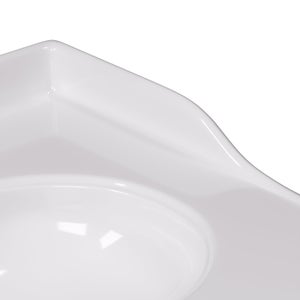 Plan simple vasque céramique Charm l.91.8 x P.49.7 x h.19.8 cm/vidage inclus