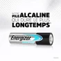 Lot de 4 piles alcaline max plus AA, ENERGIZER, 1.5 V