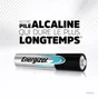 Lot de 4 piles alcaline max plus ENERGIZER AAA
