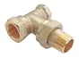 Coude de réglage nickelé raccord Femelle 15/21 DANFOSS