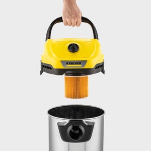 Aspirateur eau et poussières WD3 S KARCHER, 19 l avec jeu de brosses