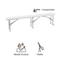 Banc de réception pliant Folo en acier/résine