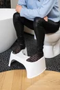 Tabouret blanc Physiologique