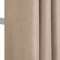 Rideau thermique, Chambray taupe l.135 x H.240 cm