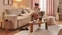 Rideau tamisant thermique, Chambray, taupe H.240 x l.135 cm