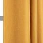 Rideau thermique, Chambray jaune curry l.135 x H.240 cm