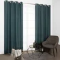 Rideau thermique, Chambray vert l.135 x H.240 cm