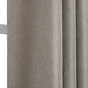 Rideau thermique, Chambray gris l.135 x H.240 cm