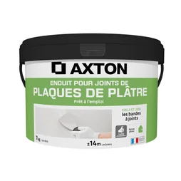 Enduit pour joint de plaque de plâtre en pate AXTON 7 kg