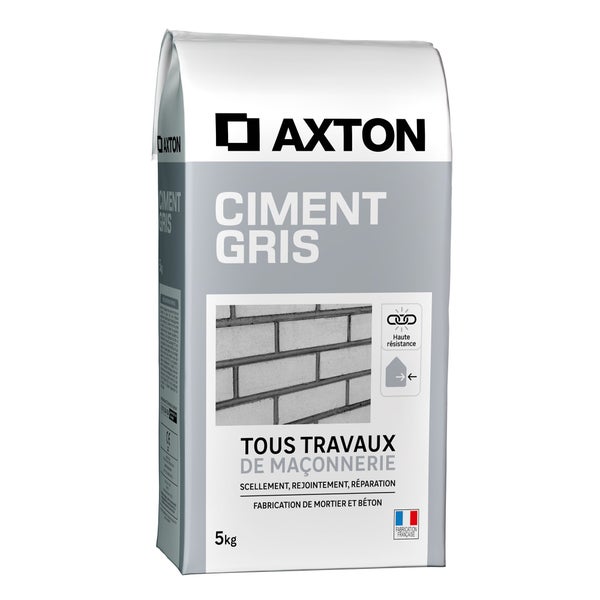 Ciment gris, AXTON, 5 kg