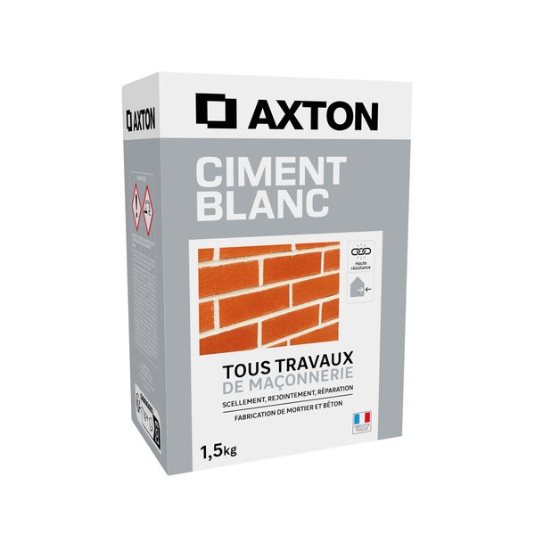 Ciment blanc, AXTON, 1.5 kg