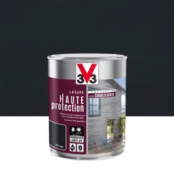 Lasure V33 HP les couleurs 8 ans reglisse satine 1 l