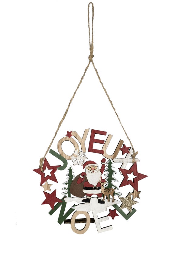 Décoration joyeux noël à suspendre