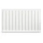 Radiateur électrique à inertie fluide 2000 W HJM Alanis horizontal blanc