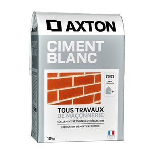 Ciment blanc AXTON, 10kg