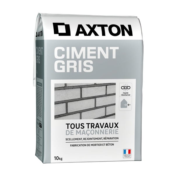 Ciment gris AXTON, 10kg