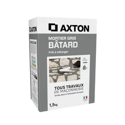 Mortier batard gris AXTON, 1.5kg