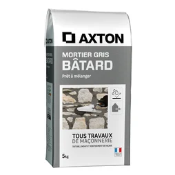 Mortier batard beton/chaux/sable  AXTON 5KG