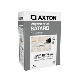 Mortier batard beige AXTON, 1,5 kg