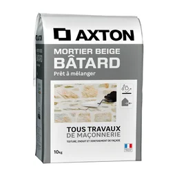 Mortier batard beige AXTON, 5 kg