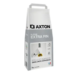 Plâtre extra fin, poudre AXTON blanc 5 kg