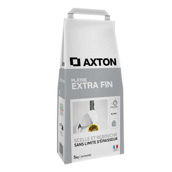 Enduit fin poudre AXTON blanc 5 kg