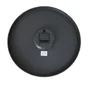 Horloge moderne, diam.40.5 cm, blanc et noir