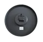 Horloge style moderne, diam. 30.5 cm, blanc et noir