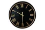 Horloge classique EMDE noir et doré Diam.50 cm