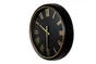 Horloge classique EMDE noir et doré Diam.50 cm