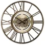 Horloge en métal avec mécanisme, diam.70 cm, cuivre