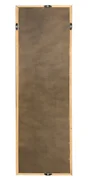 Miroir rectangulaire, bois et métal, l.50 x H.140 cm