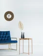 Miroir rond Sofia doré diam.20 cm EMDE