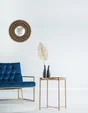 Miroir rond Sofia doré diam.28 cm EMDE