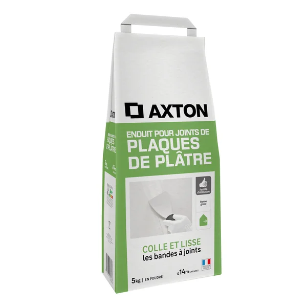 Enduit pour joint en poudre AXTON blanc 5 kg