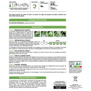 Enduit pour joint en poudre AXTON 5 kg