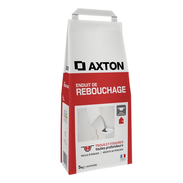 Enduit de rebouchage en poudre AXTON 5 kg