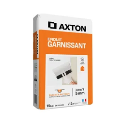 Enduit de rénovation et garnissant en poudre AXTON blanc 15 kg