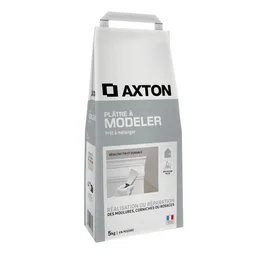 Plâtre à modeler, poudre AXTON 5 kg