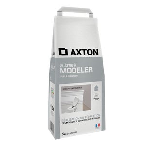 Plâtre à modeler, AXTON, blanc, 5 kg