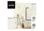 Papier peint intissé Feuille osaka beige
