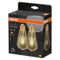 Lot de 2 ampoules led, filament decoratif, Edison E27, 55W, blanc chaud, OSRAM