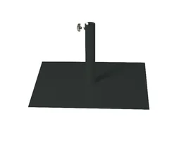 Pied de parasol carré autoportant, FLAT, L 62.5 x l 62.5 x H 35 cm, gris anthracite