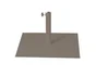 Pied de parasol carré autoportant, FLAT, L 62.5 x l 62.5 x H 35 cm, marron